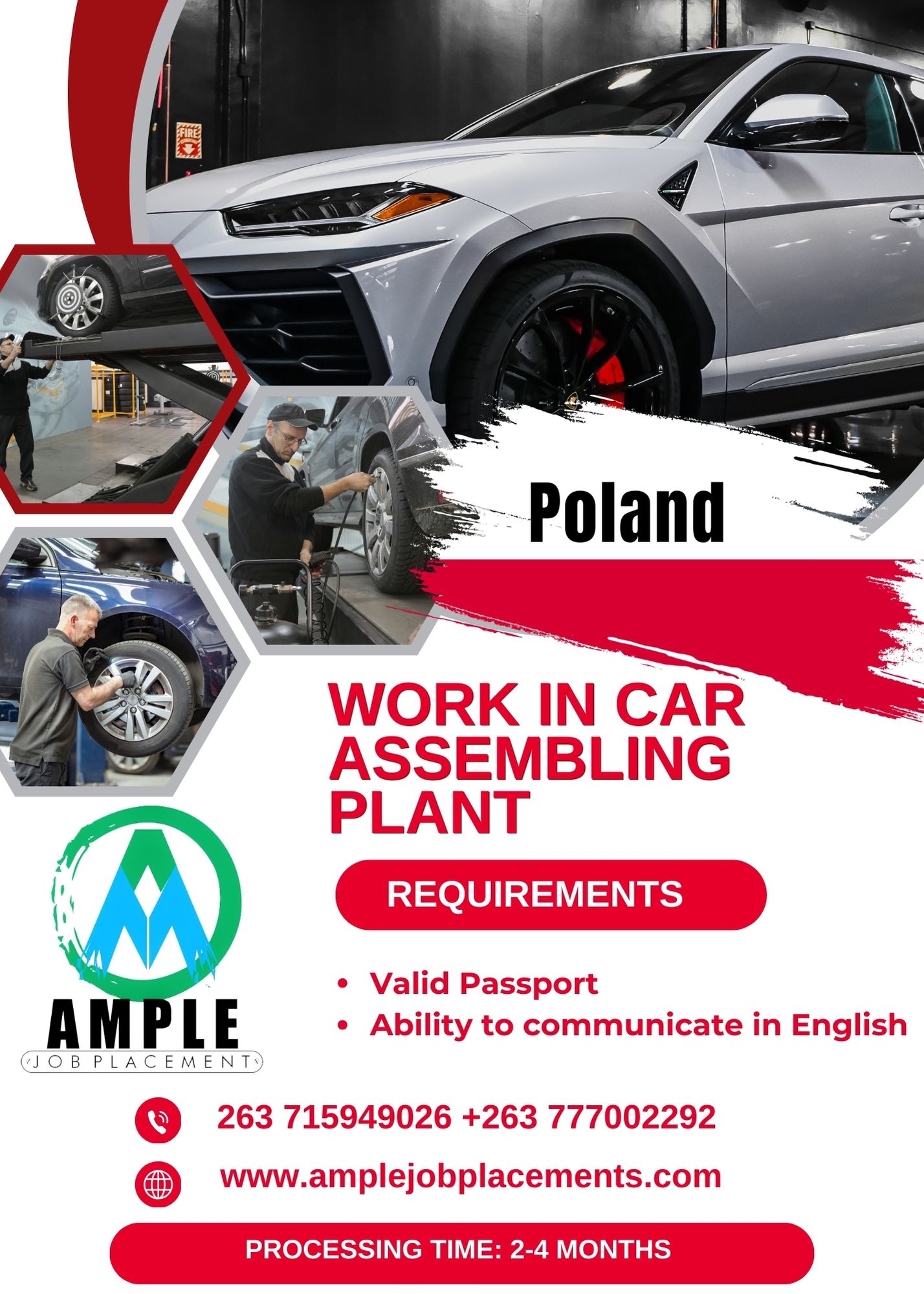 Poland Car Assembling plant Jobs